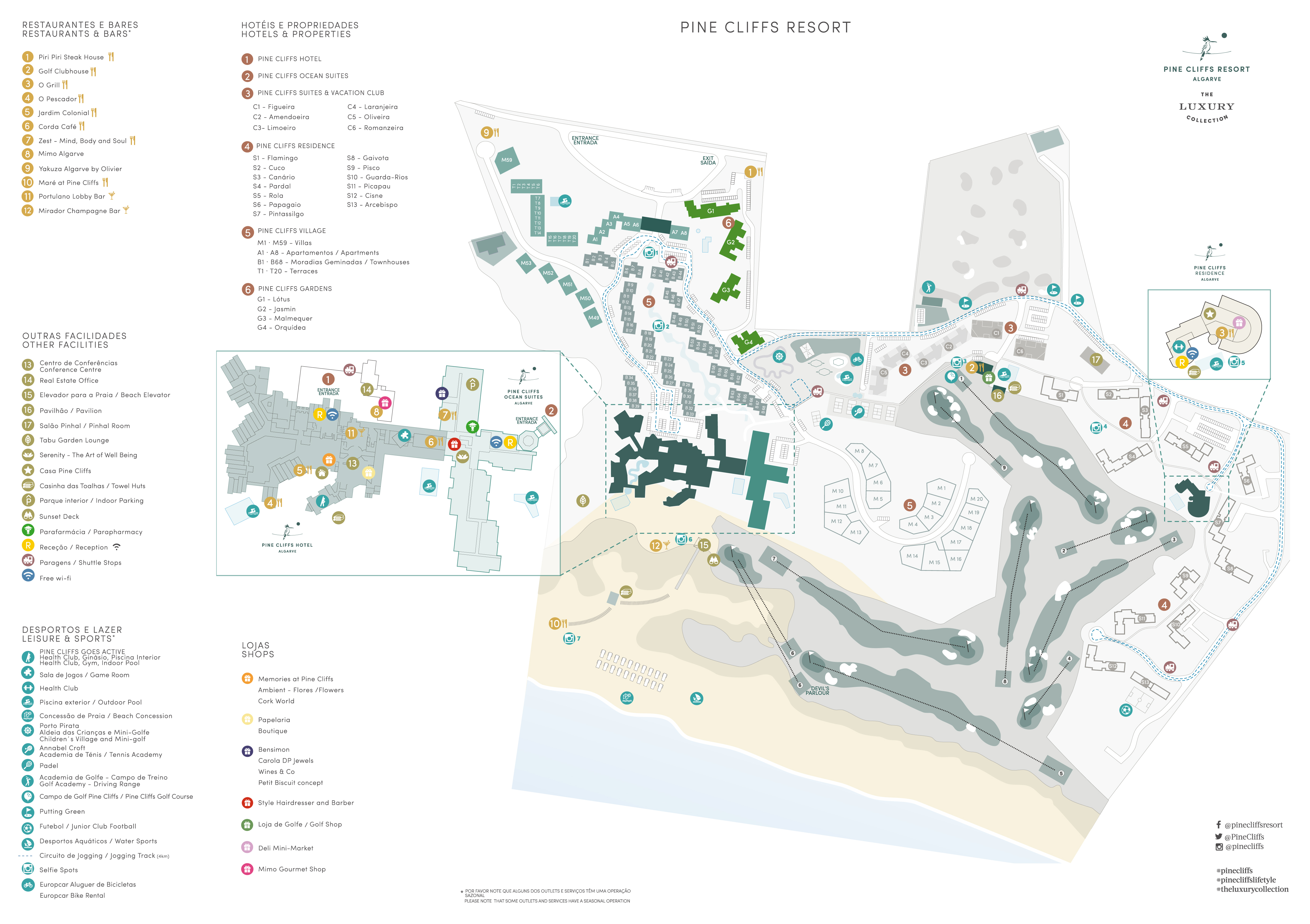 Pine Cliffs Resort_Map